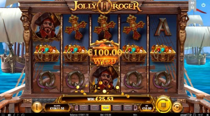 Sail Towards the Hidden Treasures in Play’n GO’s New Jolly Roger 2 Slot