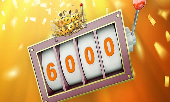 The Leading Online Casino Brand Videoslots Has Reached an Impressive Milestone of 6000 Casino Games