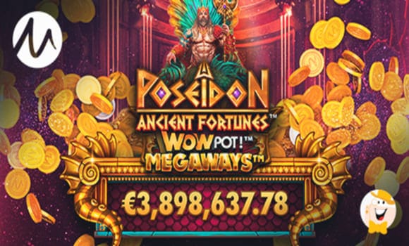 Microgamings WowPot Delivers €3.8 Million on Ancient Fortunes: Poseidon WowPot Megaways