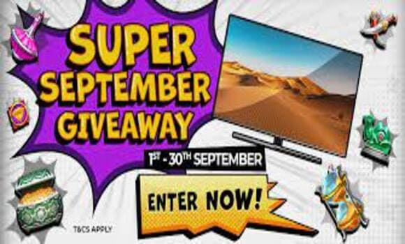 The Super September Giveaway Draw at Buffalo Spins!